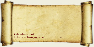 Paun Sebić vizit kartica